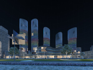 City building 3D Модель