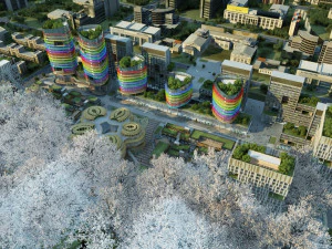 City building 3D Model