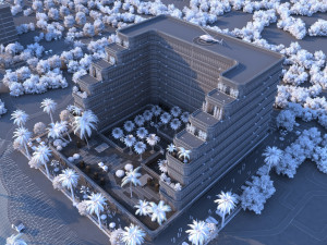 Apartments house 3D Модель