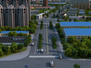 City building 3D 模型