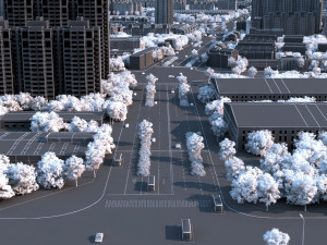 City building 3D 模型