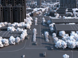 City building 3D Model
