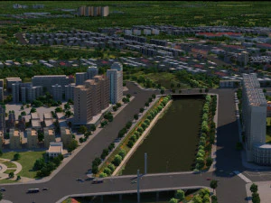 City building 3D Model