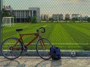School 3D Model