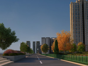 City building 3D मॉडल