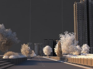 City building 3D मॉडल