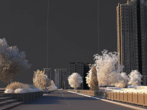 City building 3D Model