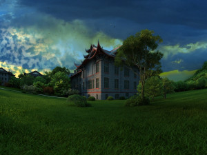 University building Modèle 3D