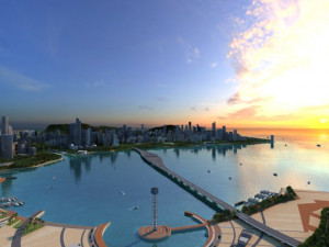 The view of the city 3D Model