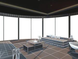 The view of the city 3D Model