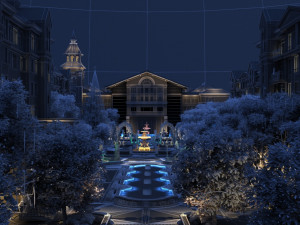 The view of the city 3D Модель
