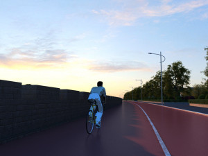 The view of the city 3D Модель