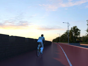 Het uitzicht op de stad 3D Model