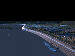 The view of the city 3D-Modell