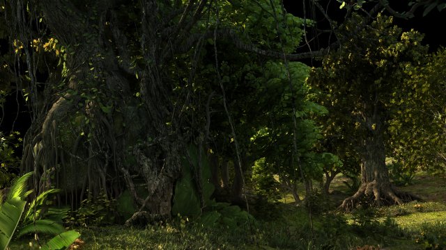 Woods 3D 模型 .c4d .max .obj .3ds .fbx .stl .blend 
