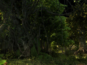 ウッズ 3Dモデル