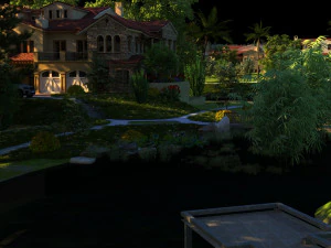 Villa 3D Model