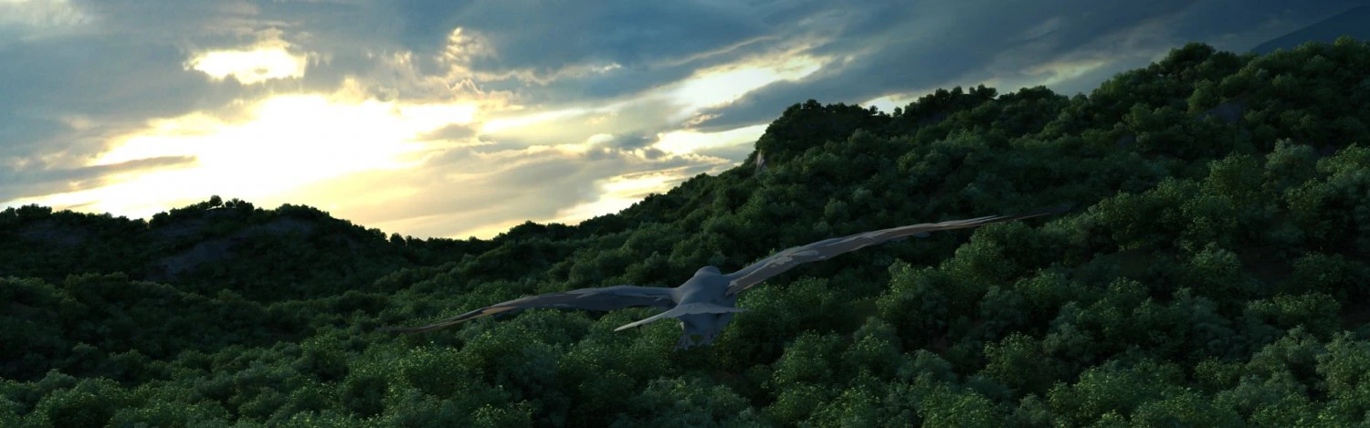 Mountain 3D Model .c4d .max .obj .3ds .fbx .stl .blend 