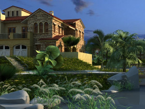Villa Modelo 3D