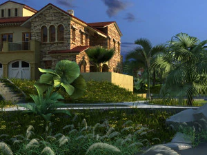 Villa 3D Model