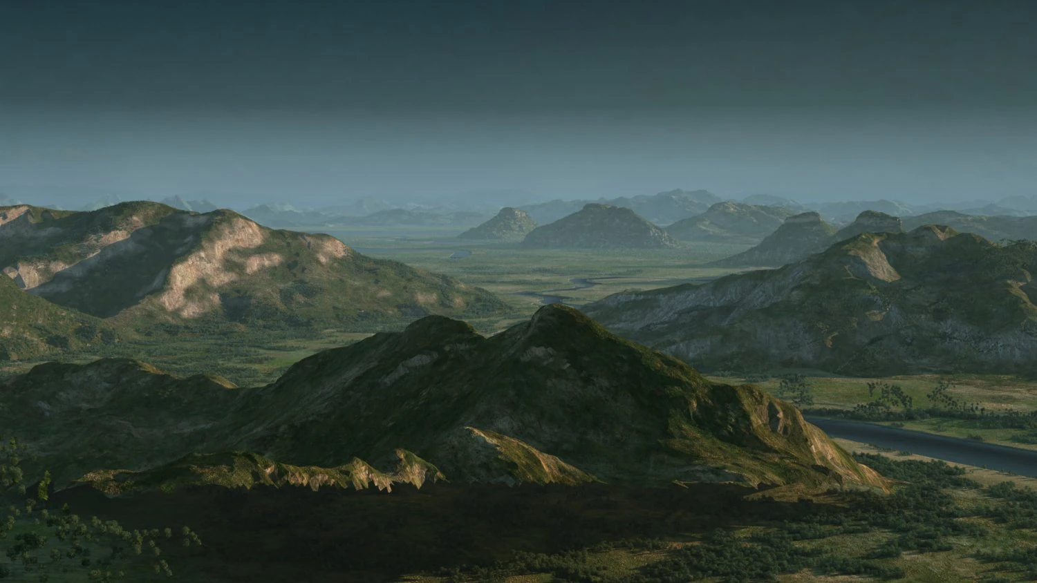 Monta&ntilde;a Modelo 3D .c4d .max .obj .3ds .fbx .stl .blend 