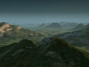 Monta&ntilde;a Modelo 3D