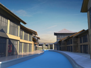 Resort Modello 3D
