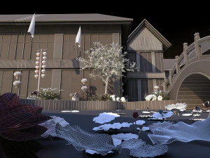 Прибегнуть 3D Модель