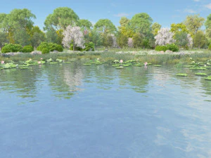 Widok na miasto Model 3D