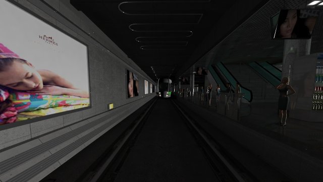 Subway 3D Модель .c4d .max .obj .3ds .fbx .stl .blend 