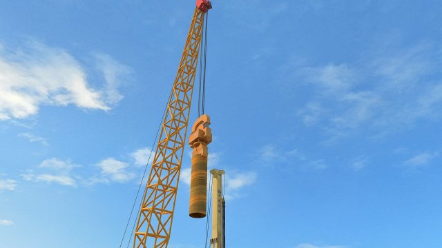 Construction site Model 3D .c4d .max .obj .3ds .fbx .stl .blend