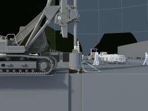 Construction site 3D 模型