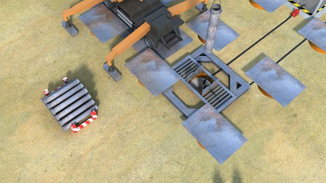 Construction site Modèle 3D .c4d .max .obj .3ds .fbx .stl .blend 
