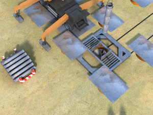 Construction site 3D Model