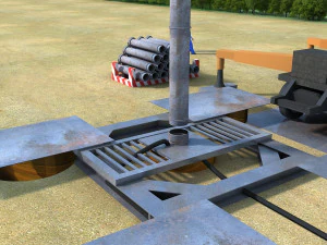 Construction site 3D Model