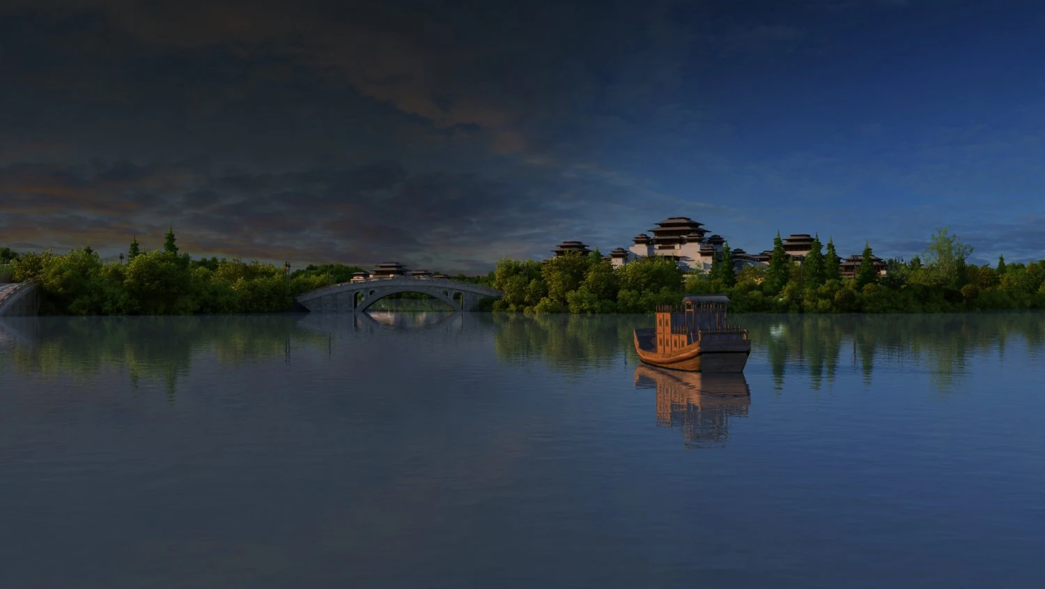 Garden 3D Model .c4d .max .obj .3ds .fbx .stl .blend