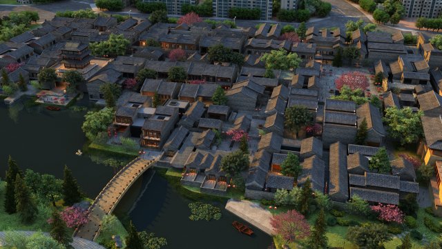 Ancient building 3D मॉडल .c4d .max .obj .3ds .fbx .stl .blend 