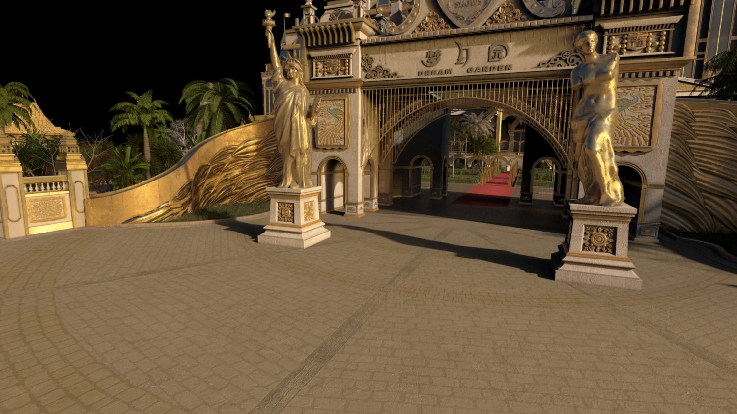 Castle 3D Model .c4d .max .obj .3ds .fbx .stl .blend 