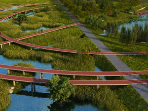 Wetlands 3D Model