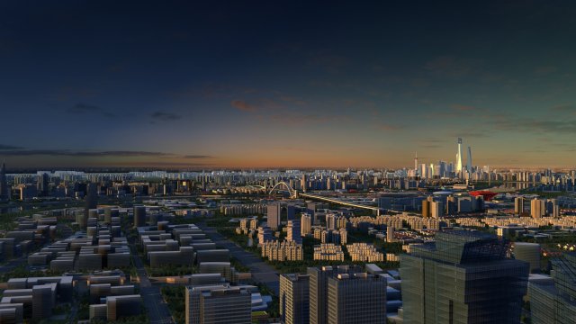Shanghai Model 3D .c4d .max .obj .3ds .fbx .stl .blend 