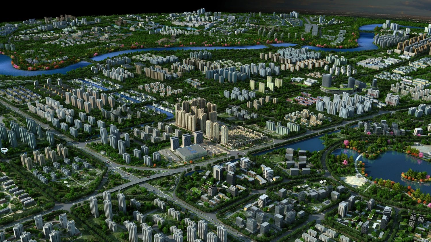 Urban architecture 3D Model .c4d .max .obj .3ds .fbx .stl .blend 