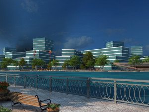 Urban architecture 3D Model