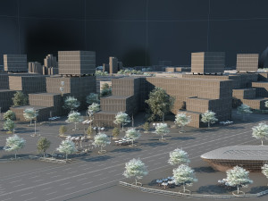 Urban architecture 3D Model