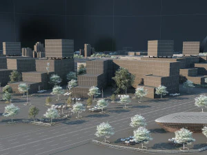 Urban architecture 3D Model