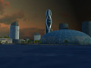 Urban architecture 3D Model