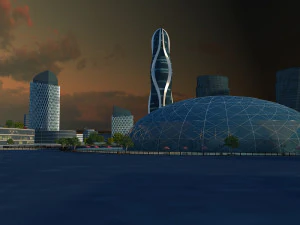 Urban architecture 3D Model