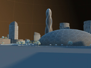 Urban architecture Modèle 3D