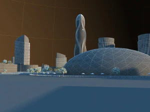 Urban architecture 3D Model