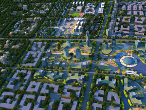 Urban architecture 3D Model