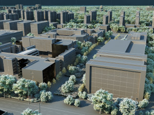 Urban architecture 3D Model